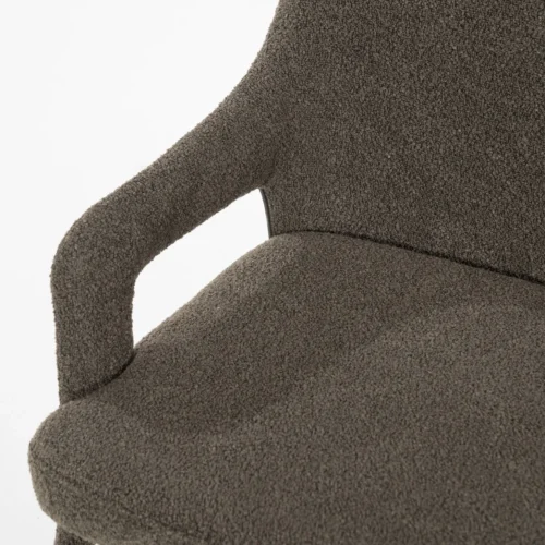 Eetkamerbank Fika Bouclé - kleur Bruin - Afbeelding 4