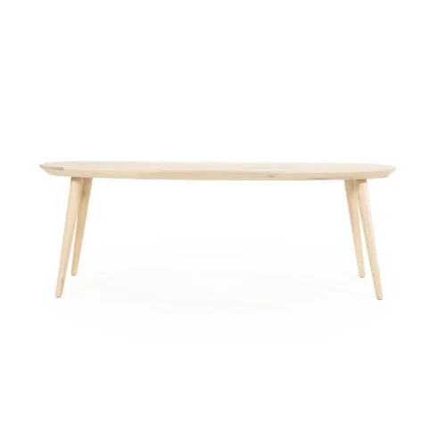 Deens Ovale Eettafel Elijah 260 x 100cm - kleur Naturel