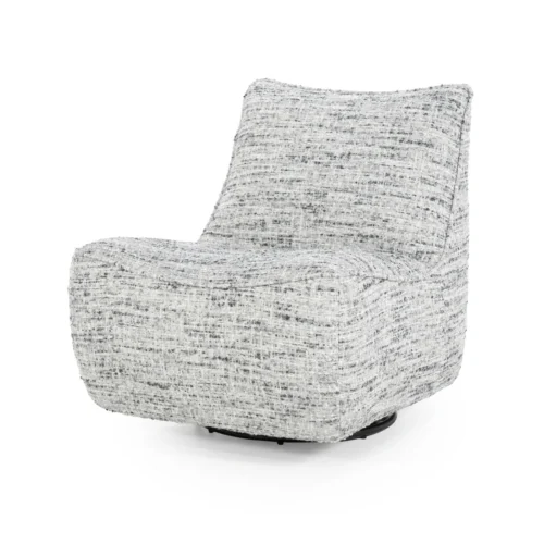 Draaibare Fauteuil Loys - Grijs - Afbeelding 2