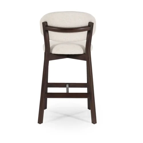 Barstoel Mikky Bruin - Beige - Afbeelding 3