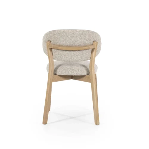 Eetkamerstoel Mikky Naturel - Taupe - Afbeelding 4