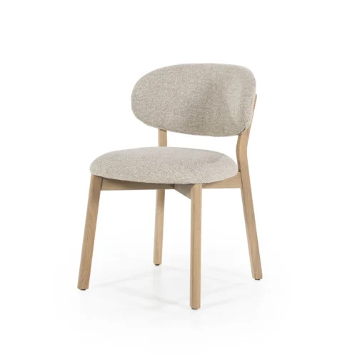 Eetkamerstoel Mikky Naturel - Taupe