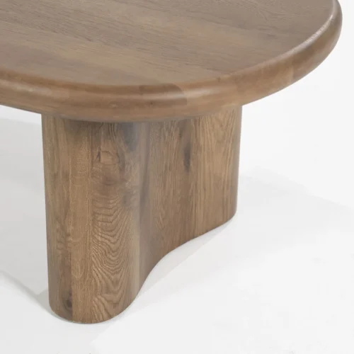 Organische Salontafel Josh - Bruin - Afbeelding 8