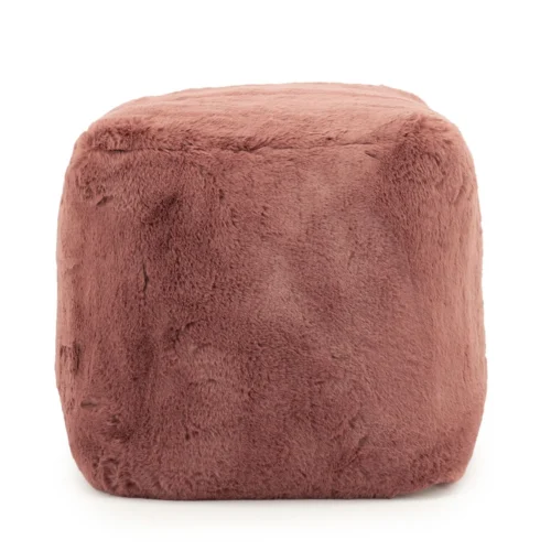 Poef Mosa 45 x 45 cm - Burgundy