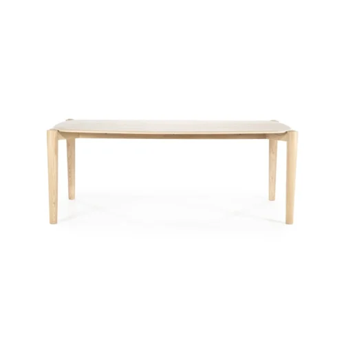 Deens Ovale Eettafel Selbu 200 x 100cm - kleur Naturel - Afbeelding 6