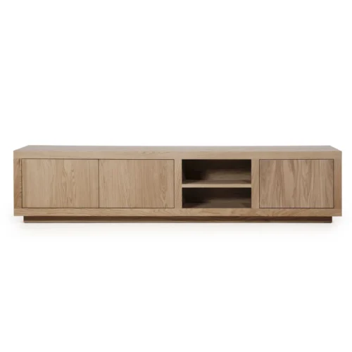 TV-meubel Helsinki Eikenhout 200 cm - Lichtbruin - Afbeelding 4