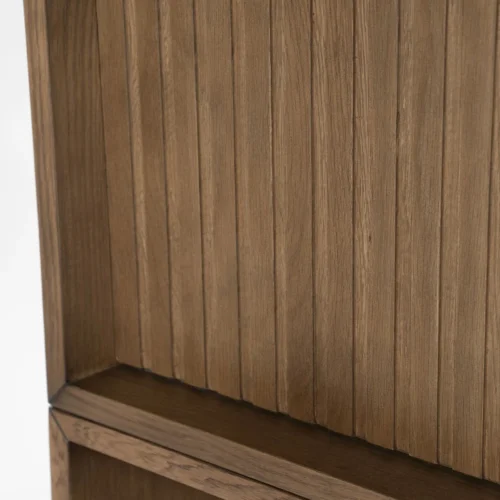 Boekenkast Milo Eikenhout en Eiken fineer 180 x 173 cm - Bruin - Afbeelding 3