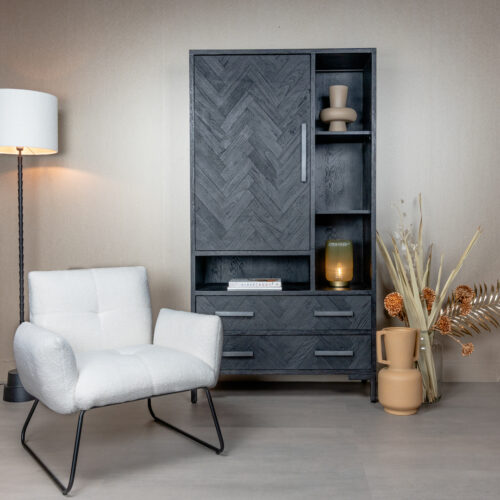 Fauteuil Dante Teddy - Wit - Afbeelding 4