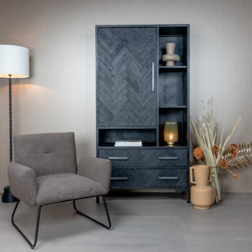 Fauteuil Dante Teddy - Donker bruin - Afbeelding 4