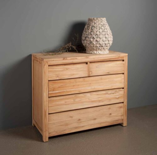 Ladekast Corona Teak met 5 laden - Afbeelding 3