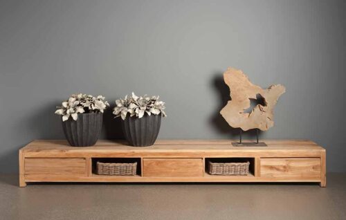 TV-meubel Corona Teak 300 cm - Afbeelding 3