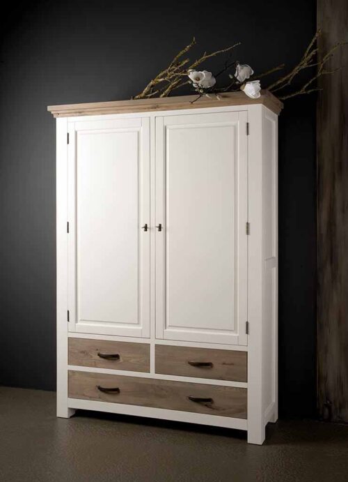 Opbergkast Parma 140 x 200 cm - Wit - Afbeelding 5