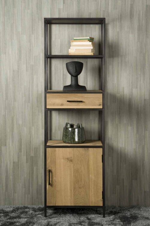 Wandkast Luna Eiken 200 x 60 cm (rechts) - Afbeelding 3