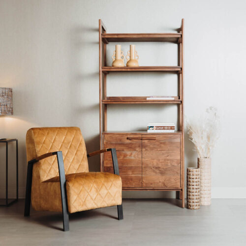 Fauteuil Villa Velvet - Geel - Afbeelding 3