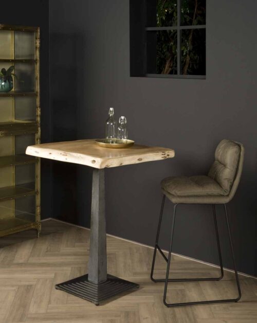 Boomstam Bartafel Bistro 80 x 105 cm - Afbeelding 3