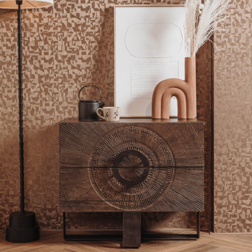 Ladekast Padua Mangohout 80 cm - Afbeelding 3