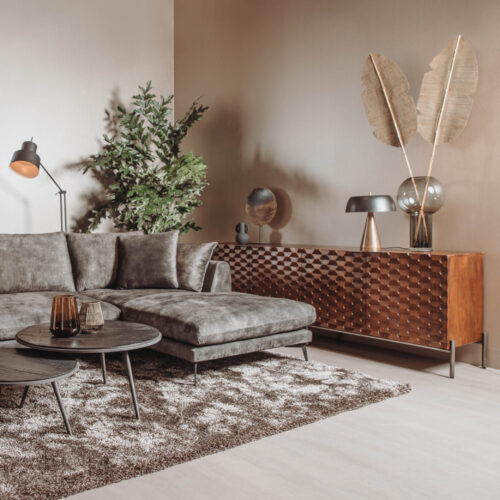 Dressoir Paola Mangohout - 220 cm - Afbeelding 3