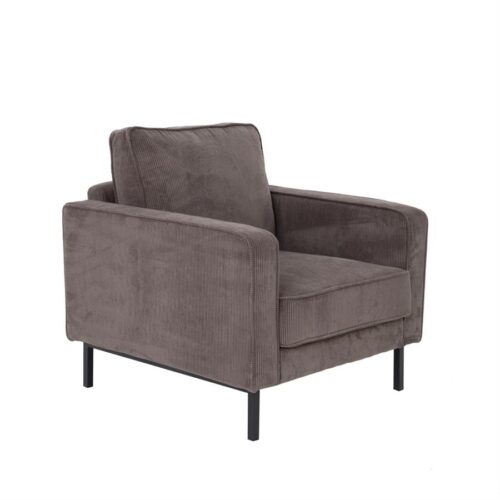Fauteuil Norwich Rib - Bruin