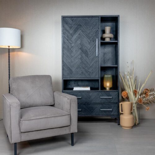 Fauteuil Norwich Rib - Bruin - Afbeelding 2