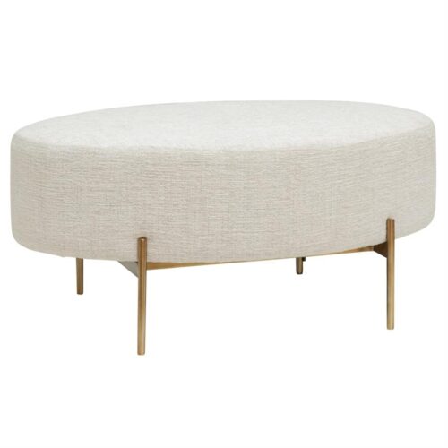 Ovale Hocker Ossana 100 x 65 cm