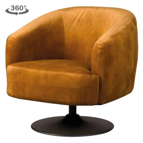 Draaibare Fauteuil Bargo - Goud