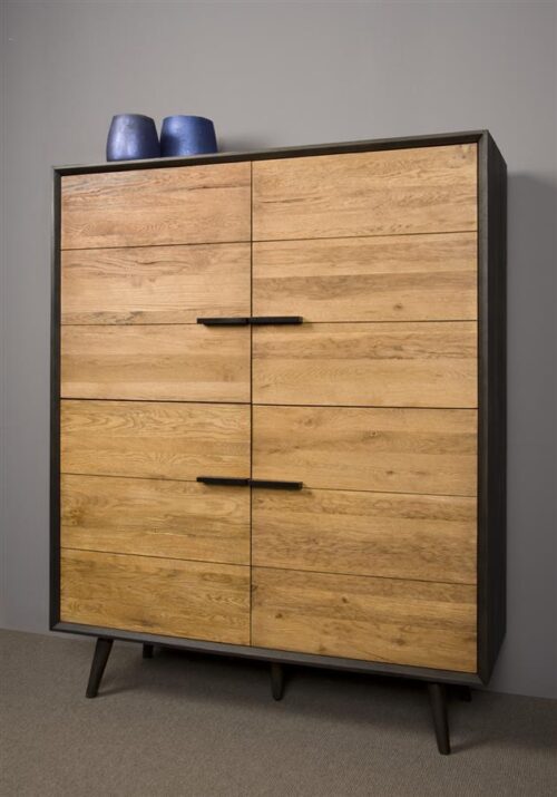 Opbergkast Bresso Eiken 160 x 130 cm - Afbeelding 2