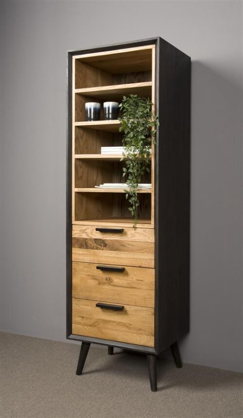 Boekenkast Bresso Eiken 174 x 55 cm - Afbeelding 2