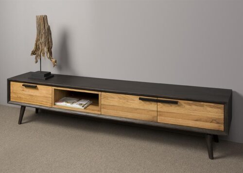 TV-meubel Bresso Eiken 200 cm - Afbeelding 2