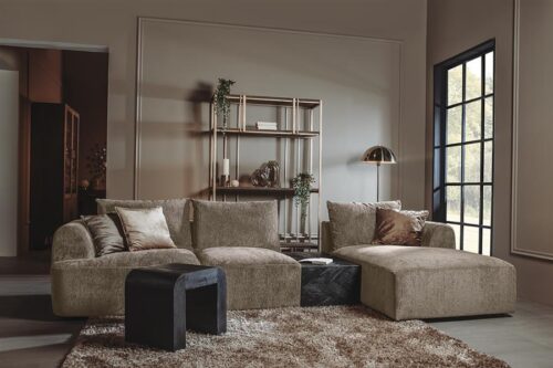 2,5-zits Lounge/Hoekbank Canterbury - Taupe (Lounge Rechts) - Afbeelding 2
