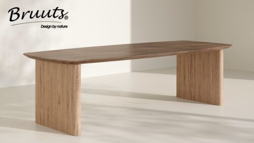 Deens Ovaal Verjongde Rand - Elmwood - Kolompoot Hout Afgerond - Silky Maple - Afbeelding 2