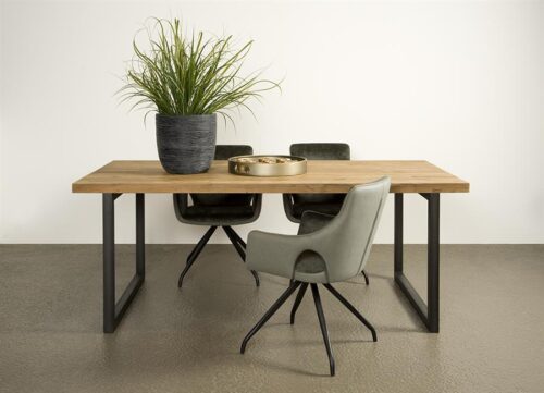 Eettafel Lucca Teak met metalen poten - 200 cm - Afbeelding 2