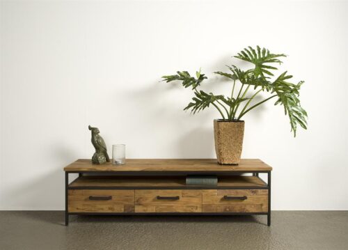 TV-meubel Livorno Teak 160 cm - Afbeelding 2
