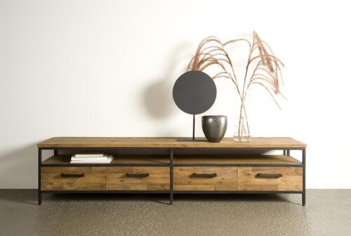 TV-meubel Livorno Teak 200 cm - Afbeelding 2