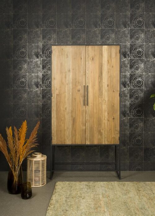Opbergkast Felino Teakhout 116 x 220 cm - Afbeelding 2
