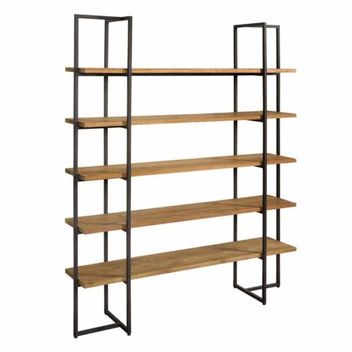 Boekenkast Felino Teakhout 155 x 180 cm