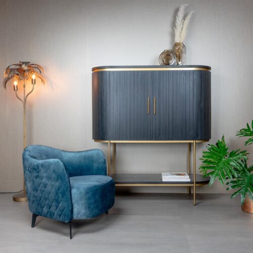 Fauteuil Bondo - Blauw - Afbeelding 3