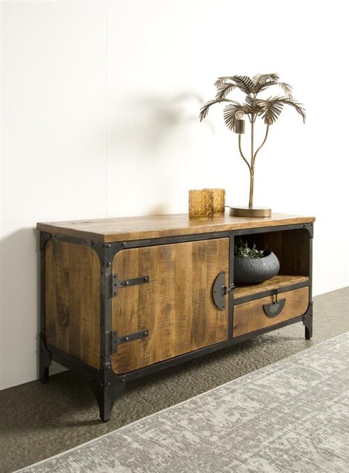 TV-meubel Basto 120cm Mangohout - Afbeelding 2