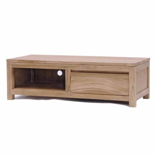 TV-meubel Corona Teak met 1 lade 120 cm