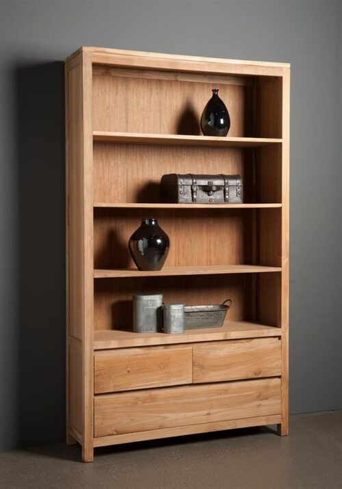 Boekenkast Corona Teak 210 x 120 cm - Afbeelding 2