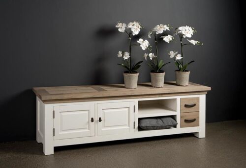 TV-meubel Parma 190 cm - Wit - Afbeelding 4
