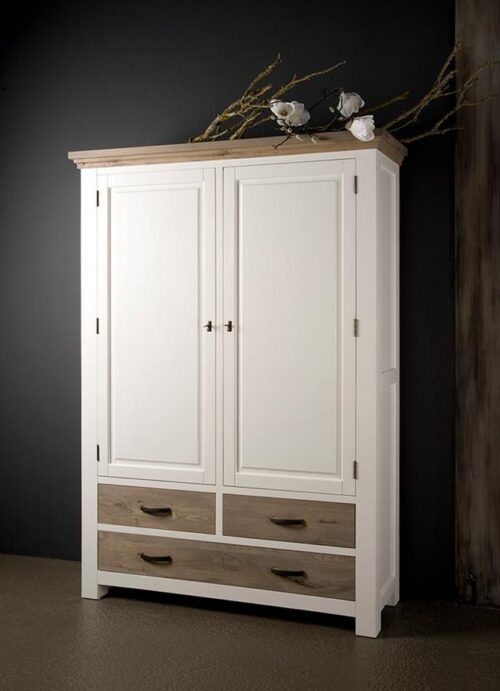 Opbergkast Parma 140 x 200 cm - Wit - Afbeelding 4