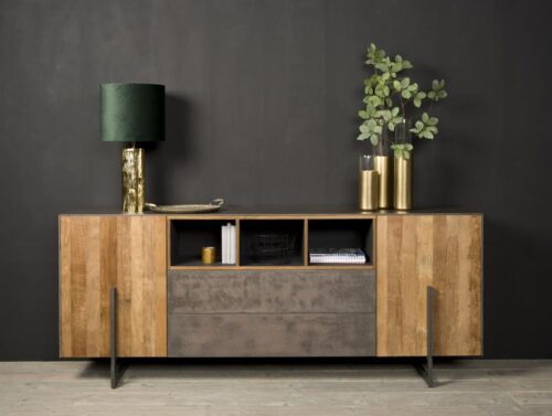 Dressoir Ora Gerecycled Teakhout 222 cm - Afbeelding 2