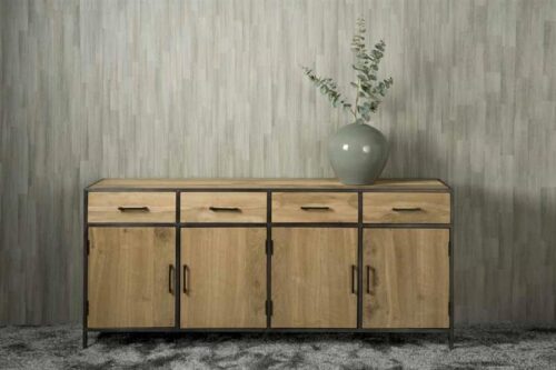 Dressoir Luna Eiken - 200 cm - Afbeelding 2