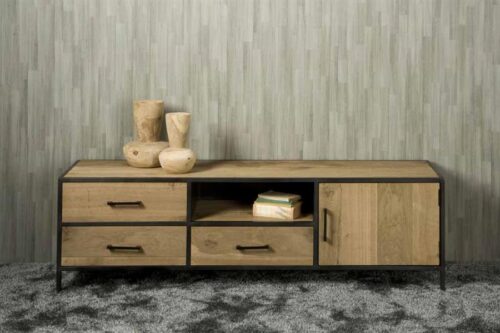 TV-meubel Luna Eikenhout - 180 cm - Afbeelding 2