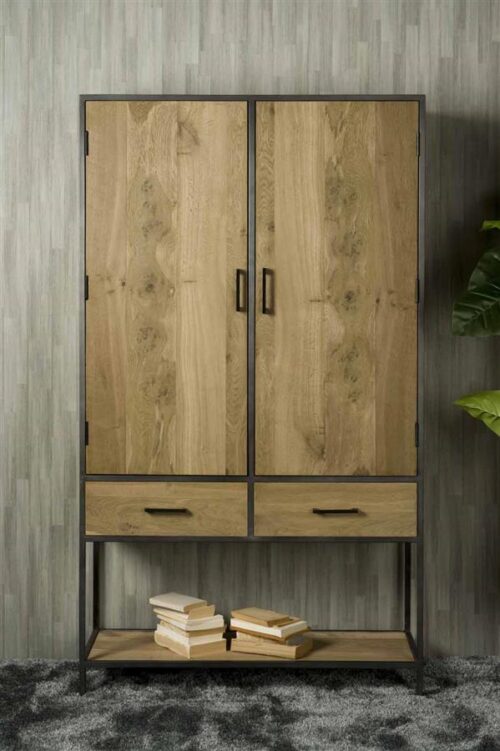 Opbergkast Luna Eiken 200 x 115 cm - Afbeelding 2