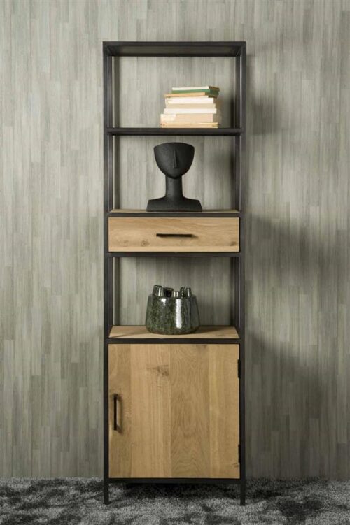 Wandkast Luna Eiken 200 x 60 cm (rechts) - Afbeelding 2