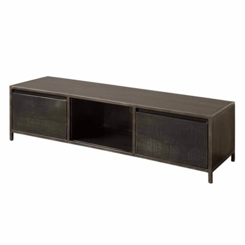 TV-meubel Paterno Zwart - 145 cm