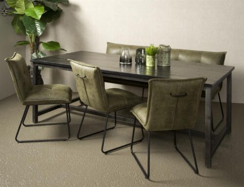 Eettafel Paterno Zwart - 220 cm - Afbeelding 2