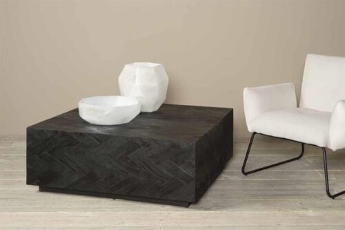 Vierkante Salontafel Ziano Zwart 80  x 80  cm - Afbeelding 2