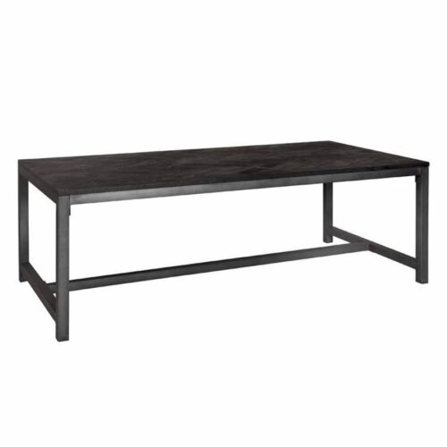 Eettafel Ziano Visgraat Zwart - 200 cm
